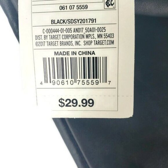 Leather Tech Touch Screen Gloves with Broach Womens M/L Black Winter - Picture 7 of 8